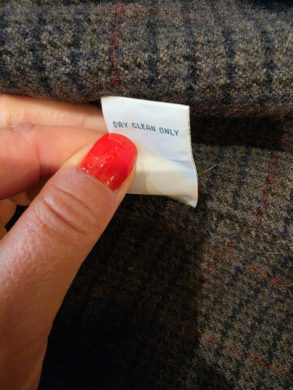 Vintage L.L.Bean Women's Petite M Long Hooded Coat Wool Zip Out Liner - Picture 6 of 6